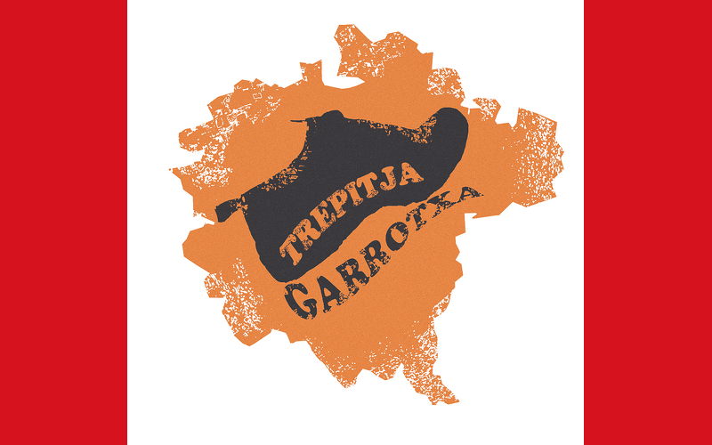 logotip cursa trepitja garrotja, color taronja