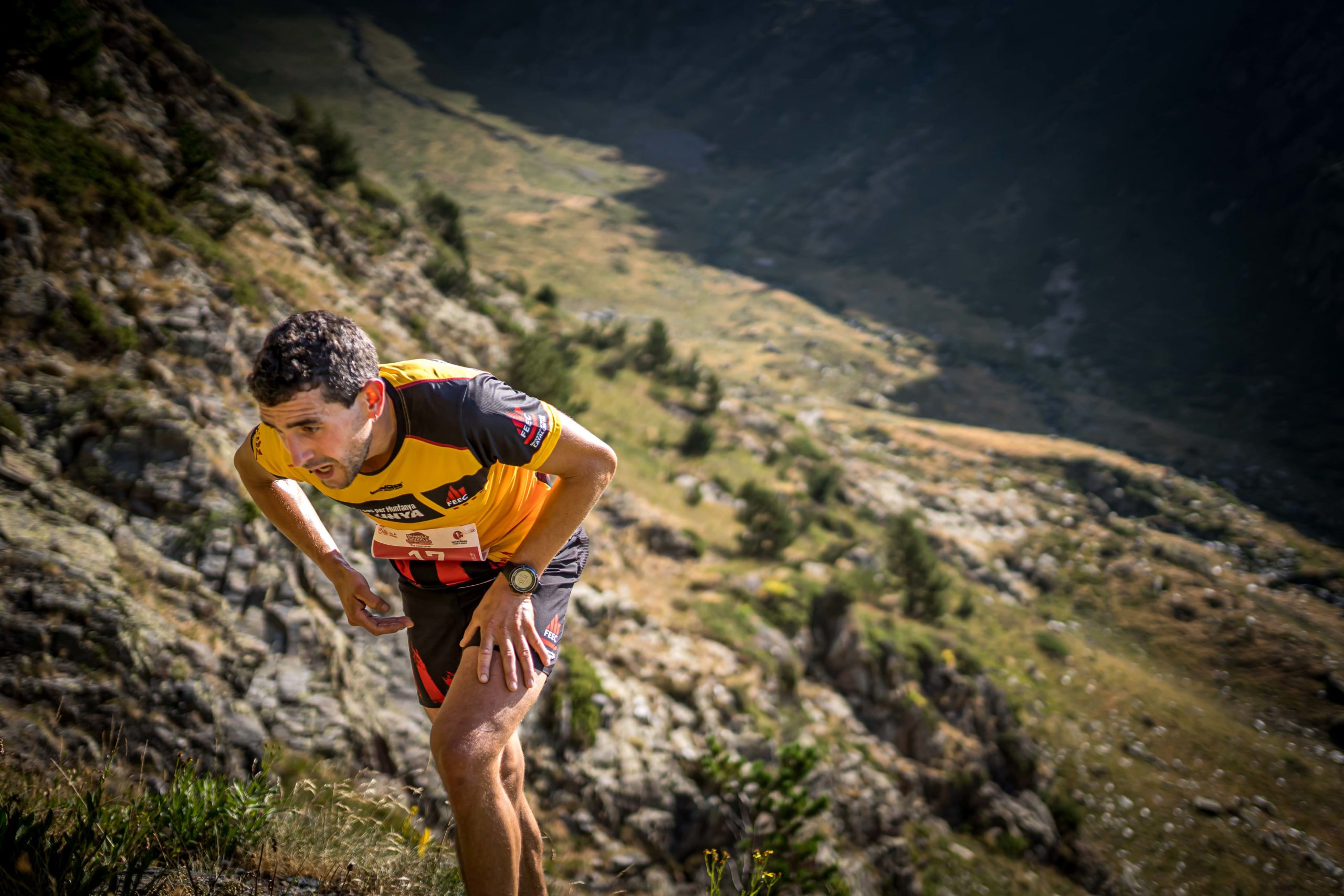 Moment de cursa Skyrace Comapedrosa