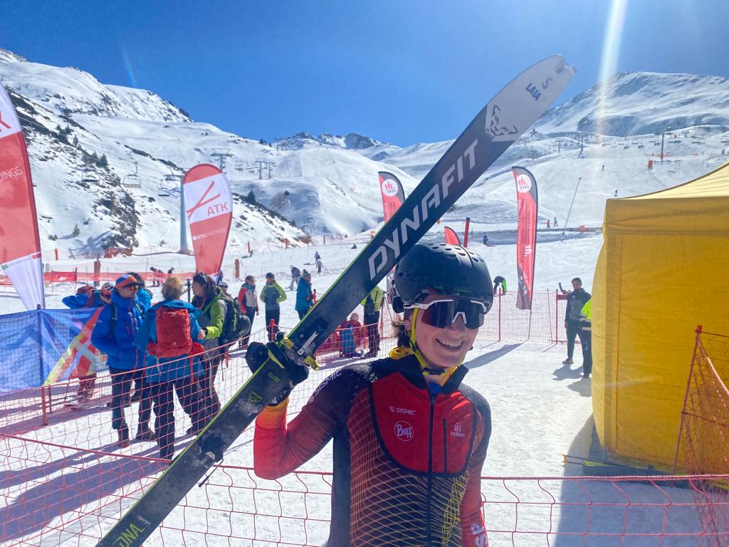 Laia Sellés al Mundial d'Esquí de Muntanya a Boí Taüll